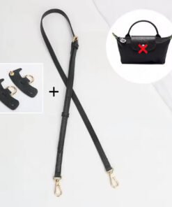 Sangle d’épaule universelle pour sac Longchamp – Kit 3 pièces "Noir"