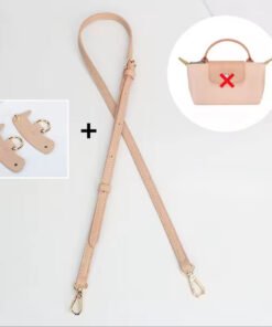 Sangle d’épaule universelle pour sac Longchamp – Kit 3 pièces "Rose"