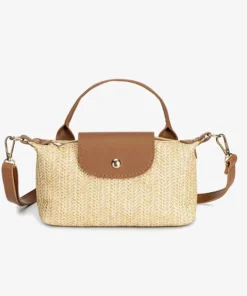 Collection Bohème : Mini Sac à Main "Beige et Marron"