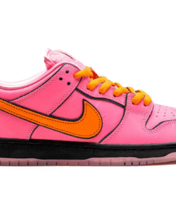 x Powerpuff Girls baskets SB Dunk Low "Blossom"