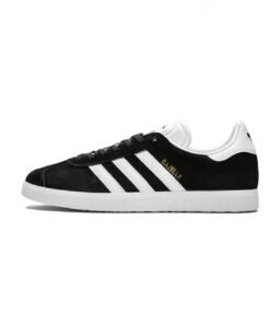 Adidas Gazelle Core Black Cloud White Gold