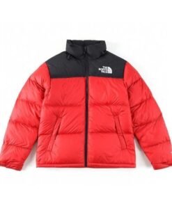 1996 Retro Nuptse Jacket Red