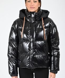 Doudoune à capuche Lili Bright noir