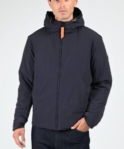 Parka courte Elzear bleu nuit