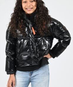 Doudoune à capuche Little Lili Bright noir