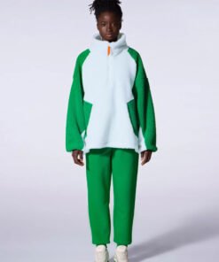 Sweatshirt oversize polaire bicolore Akemi