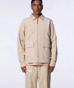 Veste chemise mixte en velours côtelé Aston