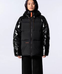 Doudoune mixte à capuche bi-matière Azael Bright