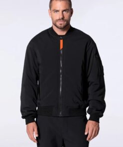 Bomber oversize en nylon stretch Saul